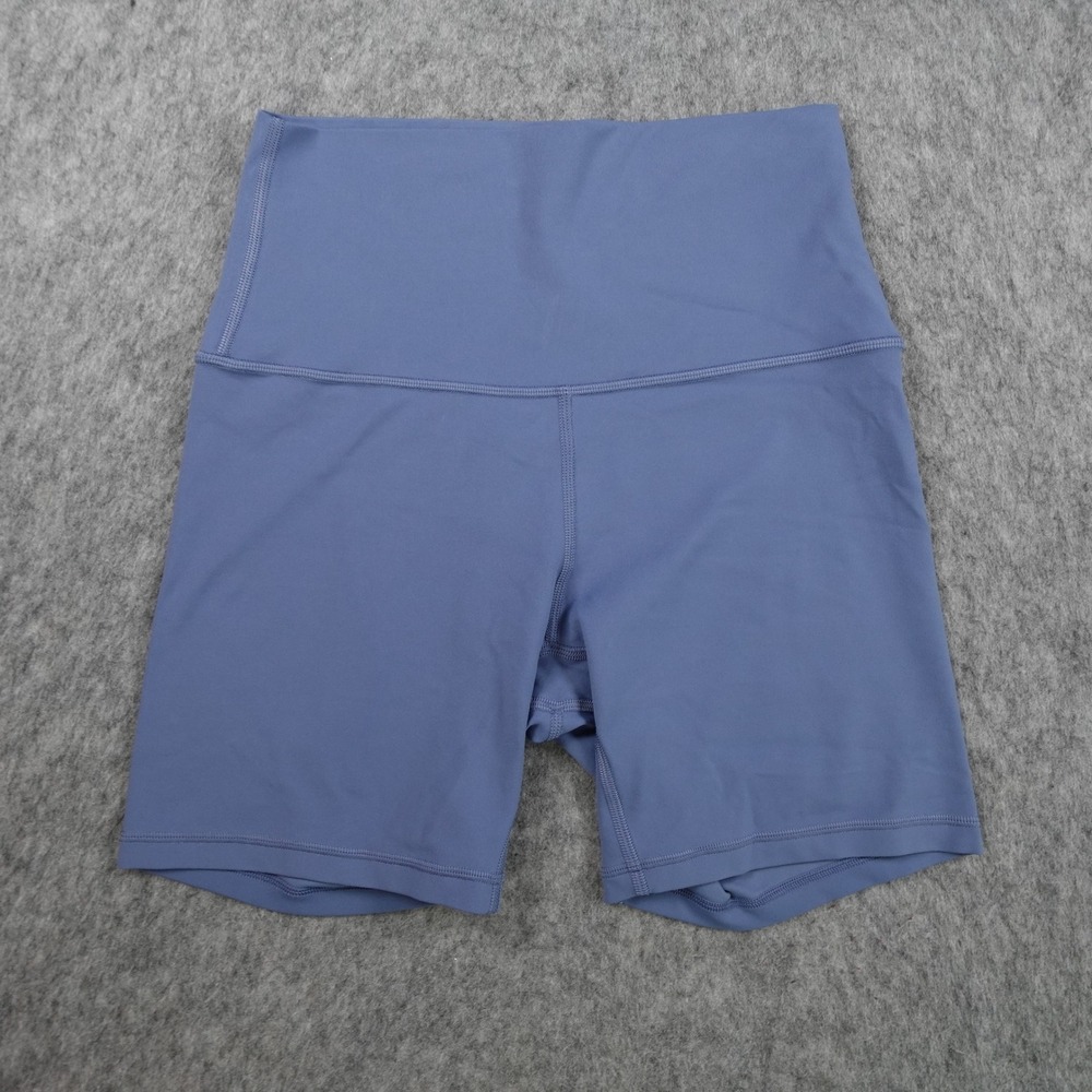 Lululemon Short Womens 6 Blue Align High Rise 6" Yoga Gym Biker Run Workout